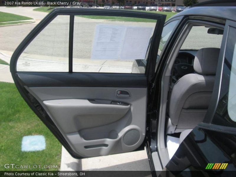 Black Cherry / Gray 2007 Kia Rondo LX V6