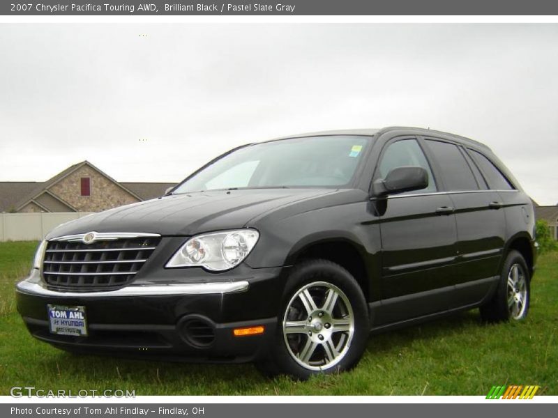 Brilliant Black / Pastel Slate Gray 2007 Chrysler Pacifica Touring AWD