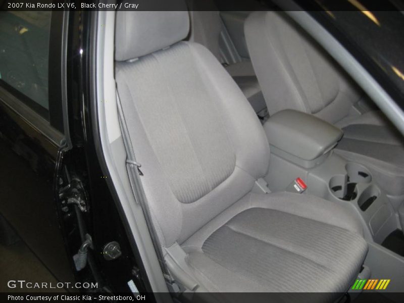 Black Cherry / Gray 2007 Kia Rondo LX V6