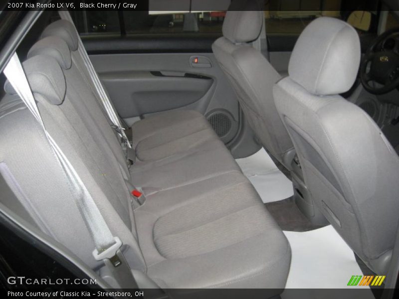 Black Cherry / Gray 2007 Kia Rondo LX V6