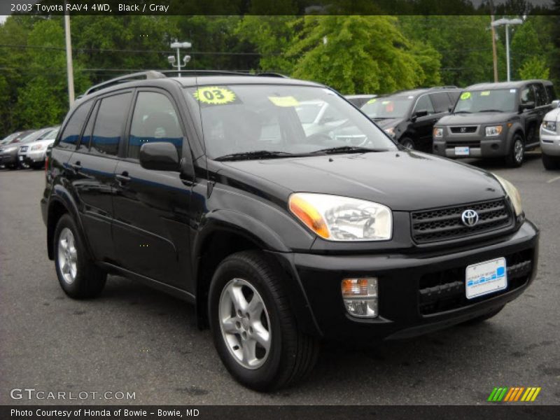 Black / Gray 2003 Toyota RAV4 4WD