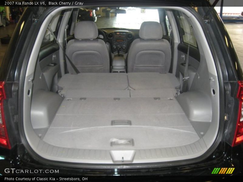Black Cherry / Gray 2007 Kia Rondo LX V6