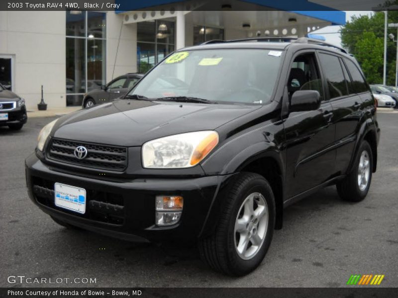 Black / Gray 2003 Toyota RAV4 4WD