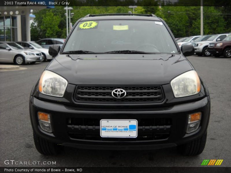 Black / Gray 2003 Toyota RAV4 4WD