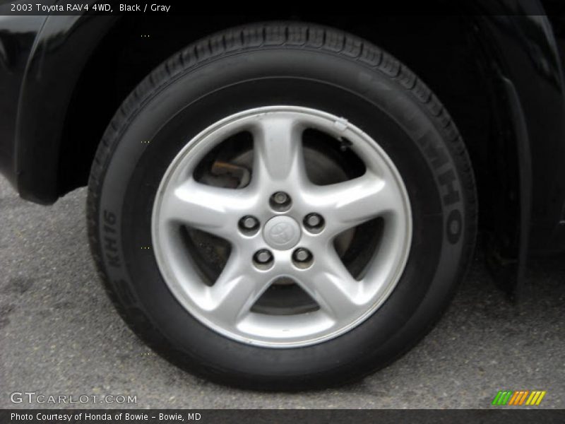 Black / Gray 2003 Toyota RAV4 4WD