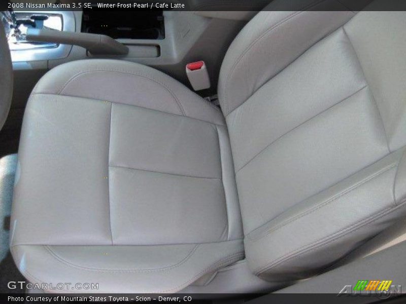 Winter Frost Pearl / Cafe Latte 2008 Nissan Maxima 3.5 SE
