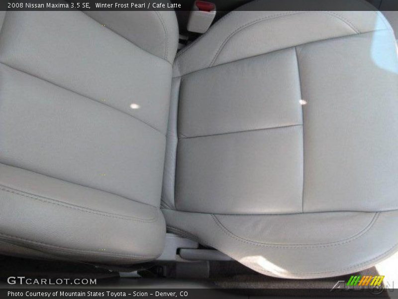 Winter Frost Pearl / Cafe Latte 2008 Nissan Maxima 3.5 SE