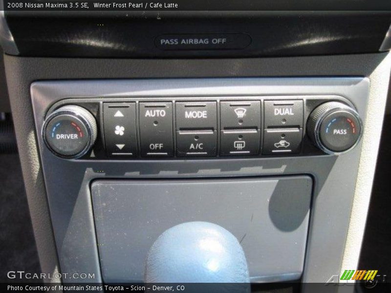 Winter Frost Pearl / Cafe Latte 2008 Nissan Maxima 3.5 SE