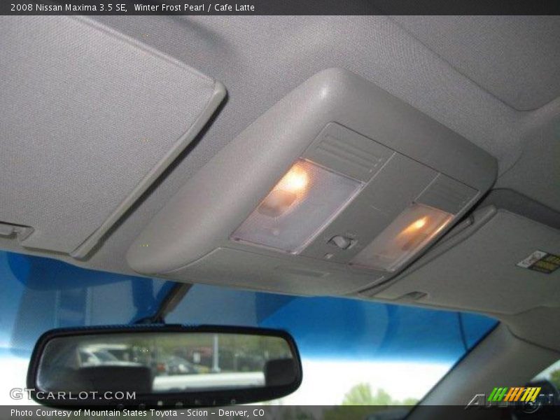 Winter Frost Pearl / Cafe Latte 2008 Nissan Maxima 3.5 SE