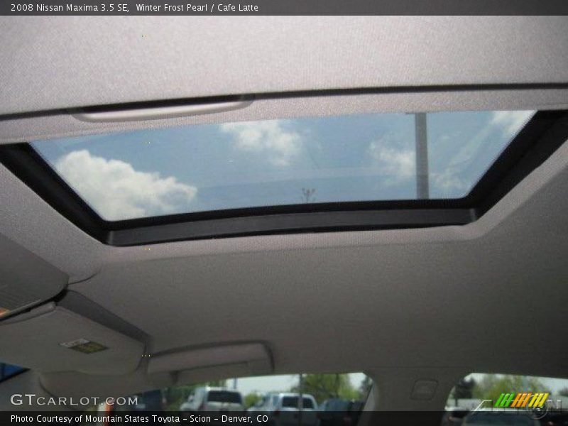 Winter Frost Pearl / Cafe Latte 2008 Nissan Maxima 3.5 SE