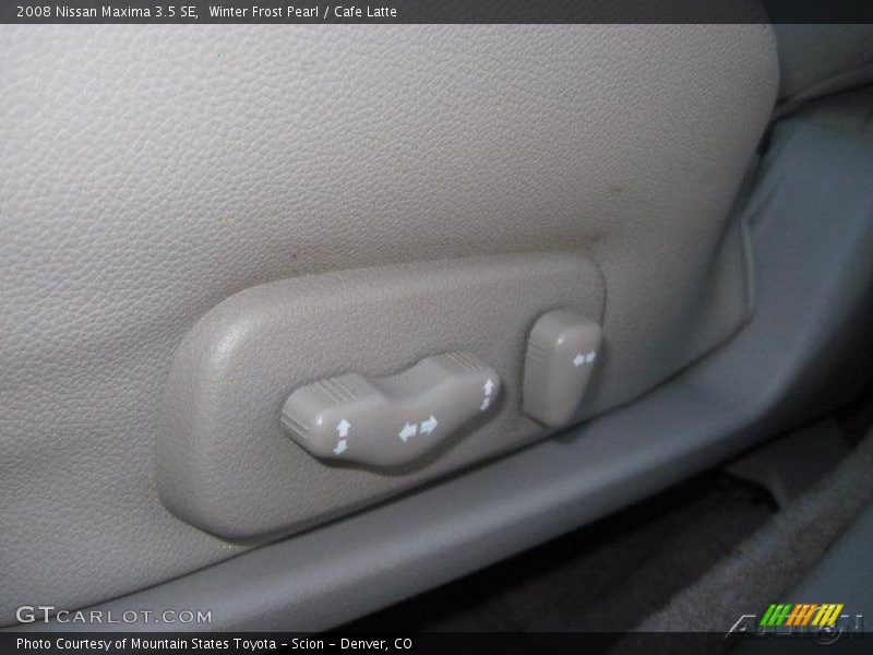 Winter Frost Pearl / Cafe Latte 2008 Nissan Maxima 3.5 SE