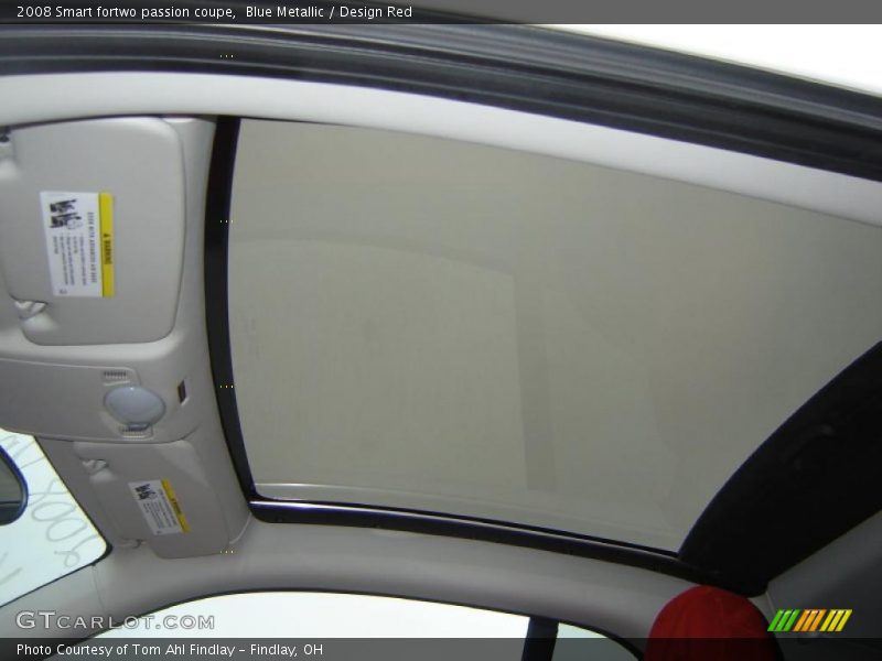 Blue Metallic / Design Red 2008 Smart fortwo passion coupe