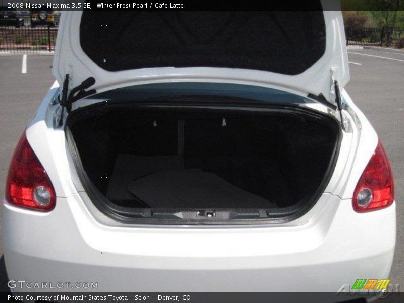 Winter Frost Pearl / Cafe Latte 2008 Nissan Maxima 3.5 SE