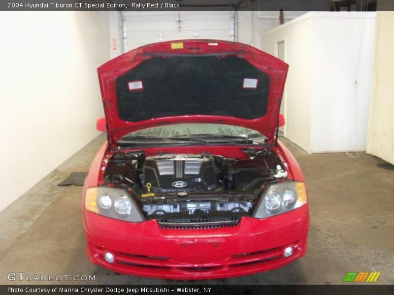 Rally Red / Black 2004 Hyundai Tiburon GT Special Edition