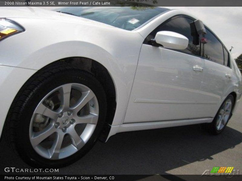 Winter Frost Pearl / Cafe Latte 2008 Nissan Maxima 3.5 SE