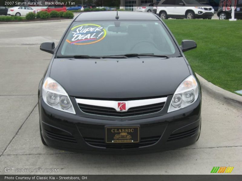 Black Onyx / Tan 2007 Saturn Aura XE