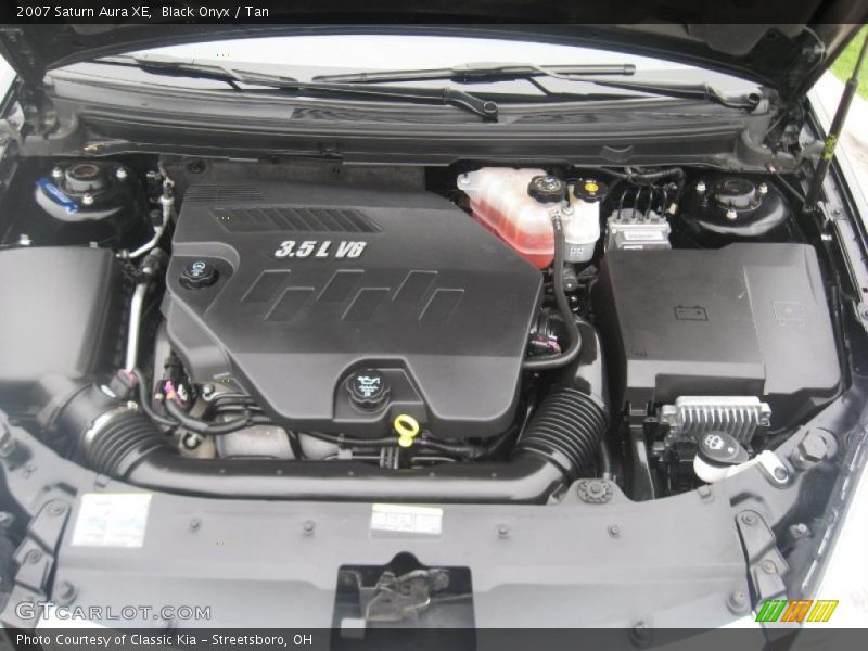 Black Onyx / Tan 2007 Saturn Aura XE