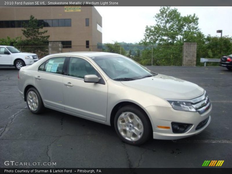 Smokestone Metallic / Medium Light Stone 2010 Ford Fusion SE V6