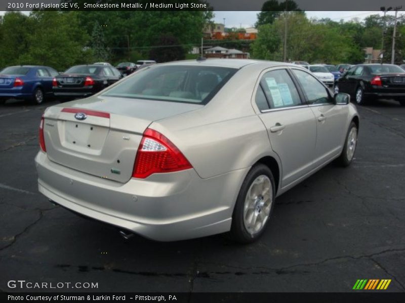 Smokestone Metallic / Medium Light Stone 2010 Ford Fusion SE V6