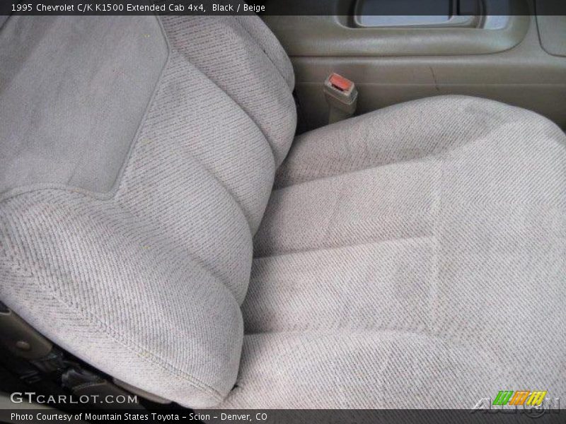 Black / Beige 1995 Chevrolet C/K K1500 Extended Cab 4x4