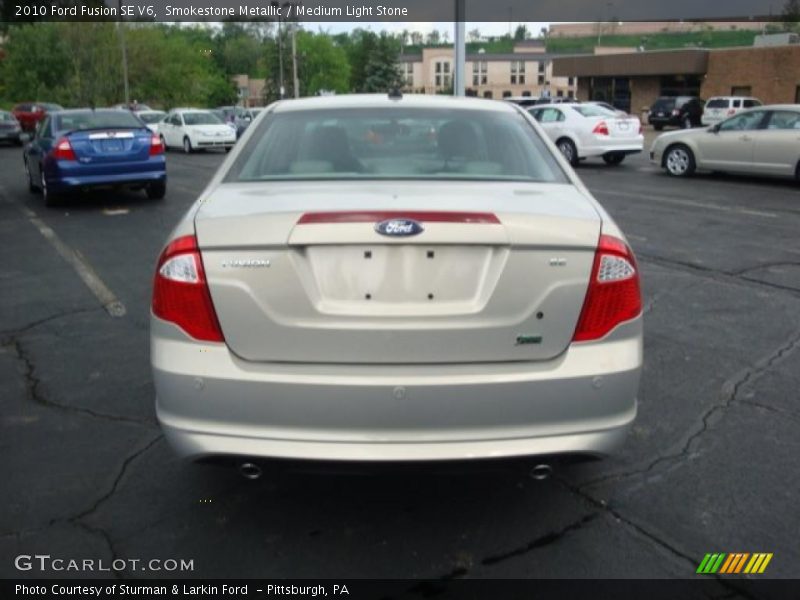 Smokestone Metallic / Medium Light Stone 2010 Ford Fusion SE V6