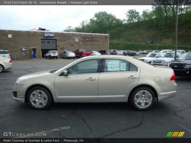 Smokestone Metallic / Medium Light Stone 2010 Ford Fusion SE V6