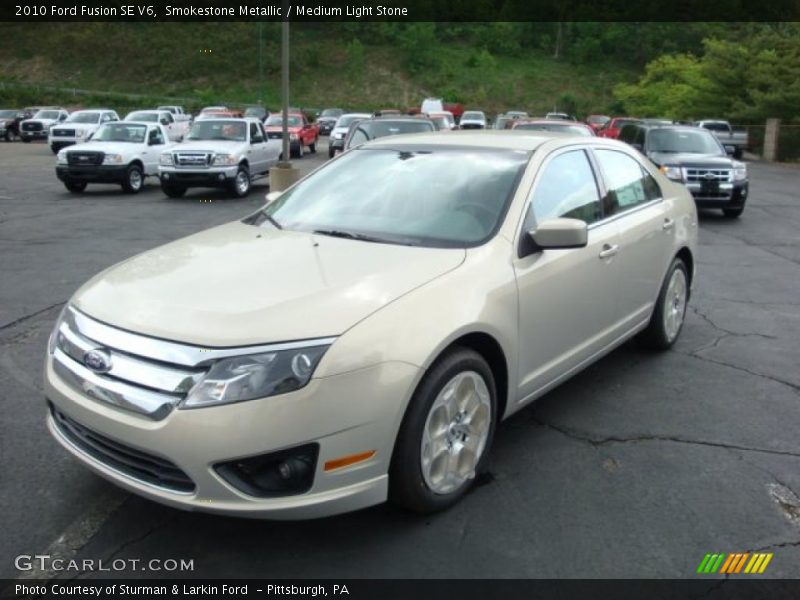 Smokestone Metallic / Medium Light Stone 2010 Ford Fusion SE V6
