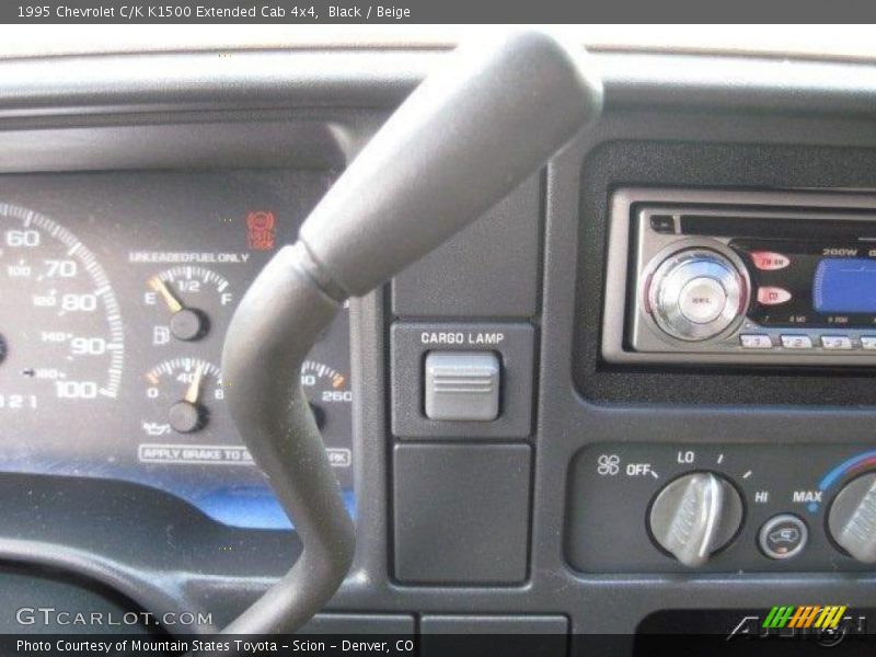 Black / Beige 1995 Chevrolet C/K K1500 Extended Cab 4x4
