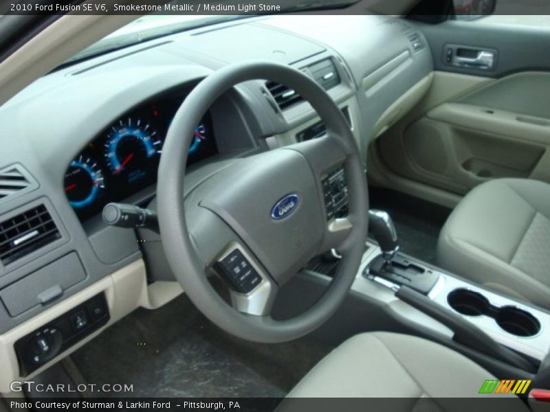 Smokestone Metallic / Medium Light Stone 2010 Ford Fusion SE V6