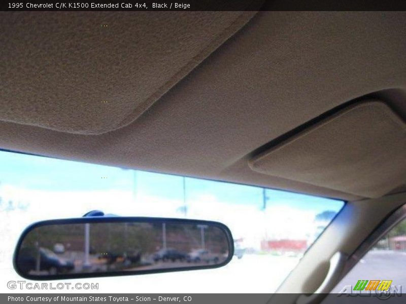 Black / Beige 1995 Chevrolet C/K K1500 Extended Cab 4x4