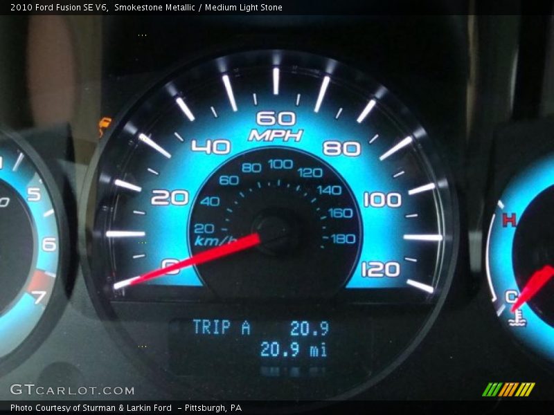 Smokestone Metallic / Medium Light Stone 2010 Ford Fusion SE V6