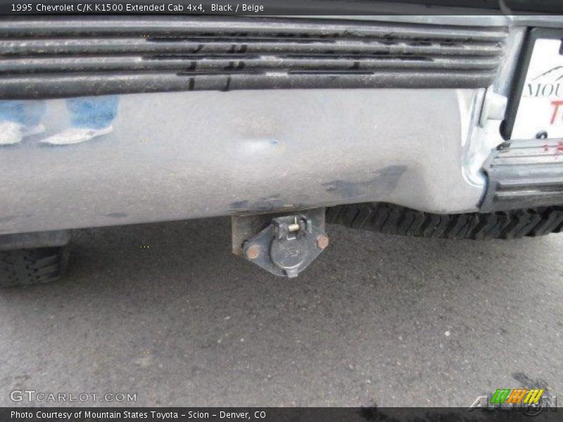 Black / Beige 1995 Chevrolet C/K K1500 Extended Cab 4x4