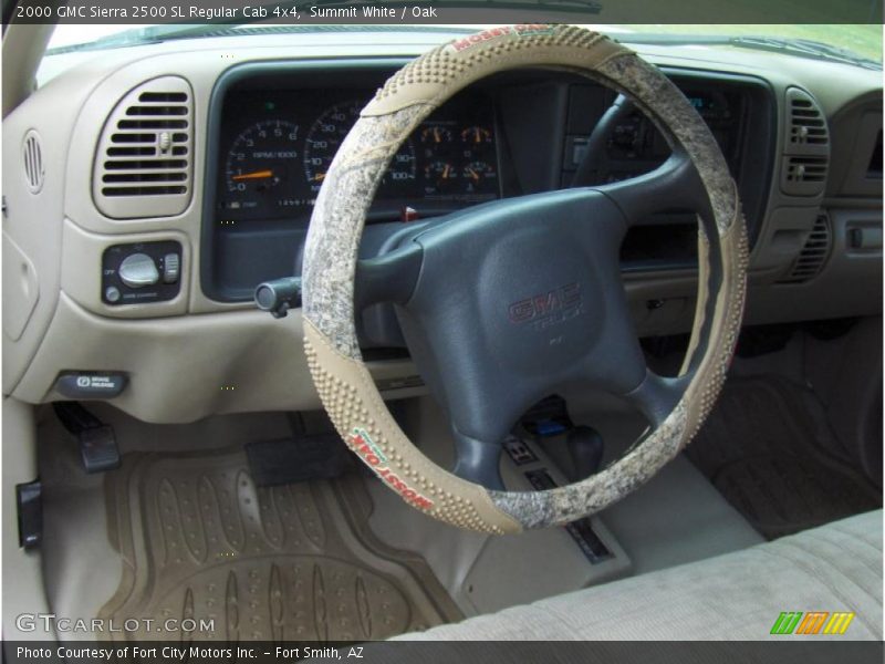 Summit White / Oak 2000 GMC Sierra 2500 SL Regular Cab 4x4