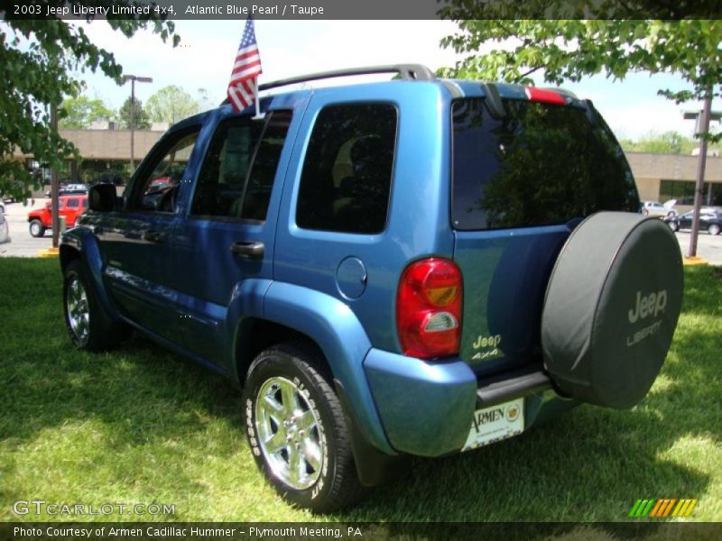 Atlantic Blue Pearl / Taupe 2003 Jeep Liberty Limited 4x4