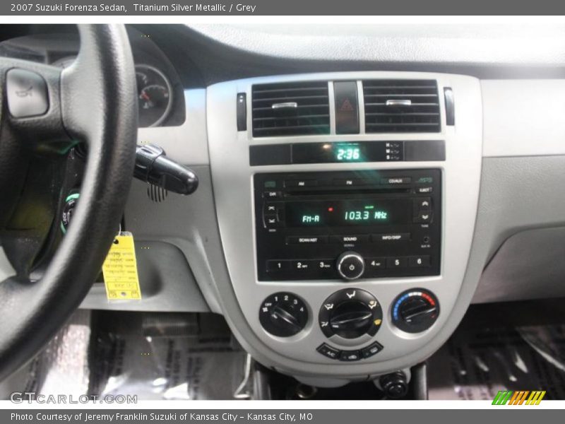 Titanium Silver Metallic / Grey 2007 Suzuki Forenza Sedan