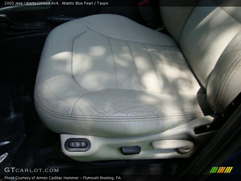Atlantic Blue Pearl / Taupe 2003 Jeep Liberty Limited 4x4