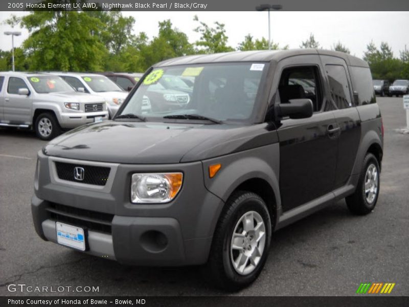 Nighthawk Black Pearl / Black/Gray 2005 Honda Element LX AWD