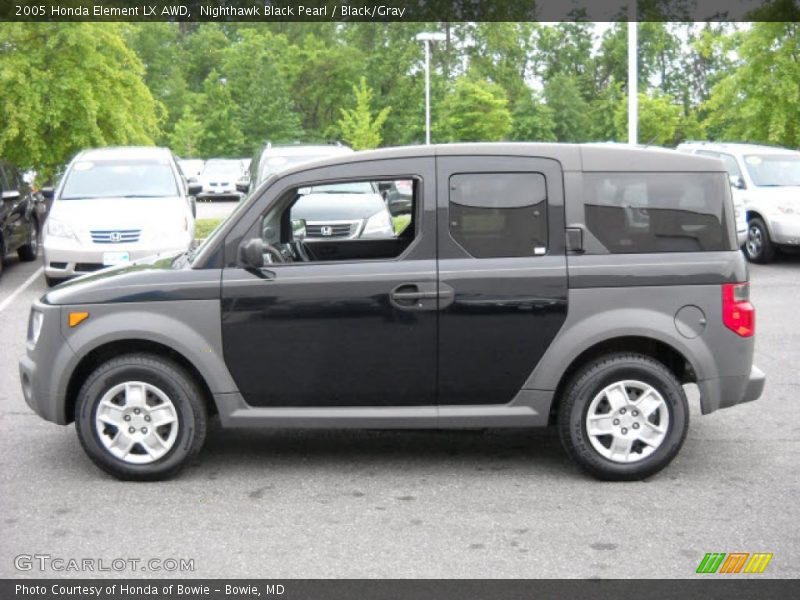 Nighthawk Black Pearl / Black/Gray 2005 Honda Element LX AWD
