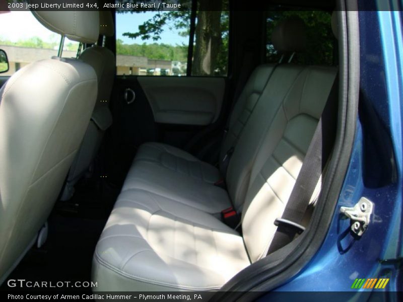 Atlantic Blue Pearl / Taupe 2003 Jeep Liberty Limited 4x4