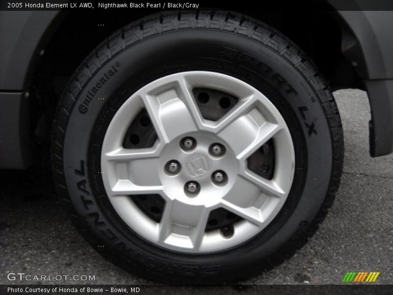 Nighthawk Black Pearl / Black/Gray 2005 Honda Element LX AWD