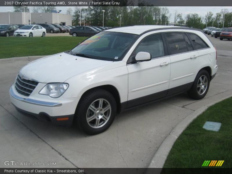 Stone White / Pastel Slate Gray 2007 Chrysler Pacifica Touring AWD