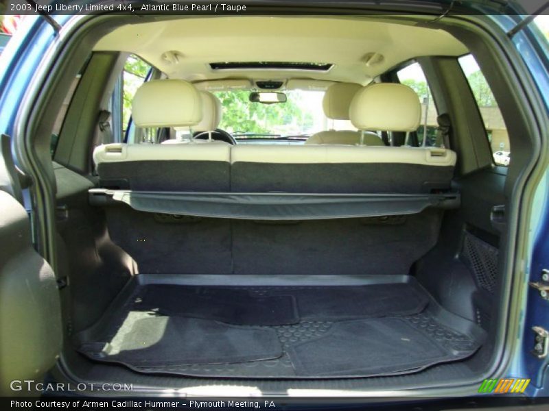 Atlantic Blue Pearl / Taupe 2003 Jeep Liberty Limited 4x4