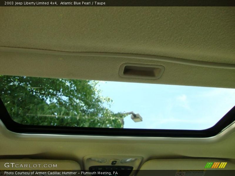 Atlantic Blue Pearl / Taupe 2003 Jeep Liberty Limited 4x4