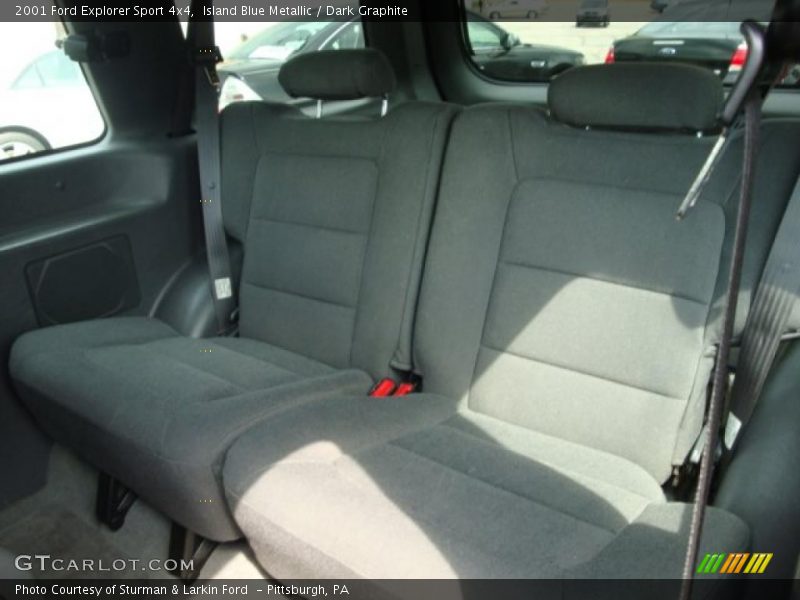 Island Blue Metallic / Dark Graphite 2001 Ford Explorer Sport 4x4