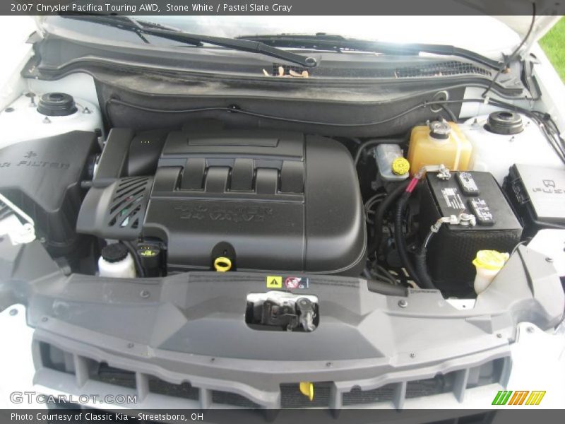 Stone White / Pastel Slate Gray 2007 Chrysler Pacifica Touring AWD