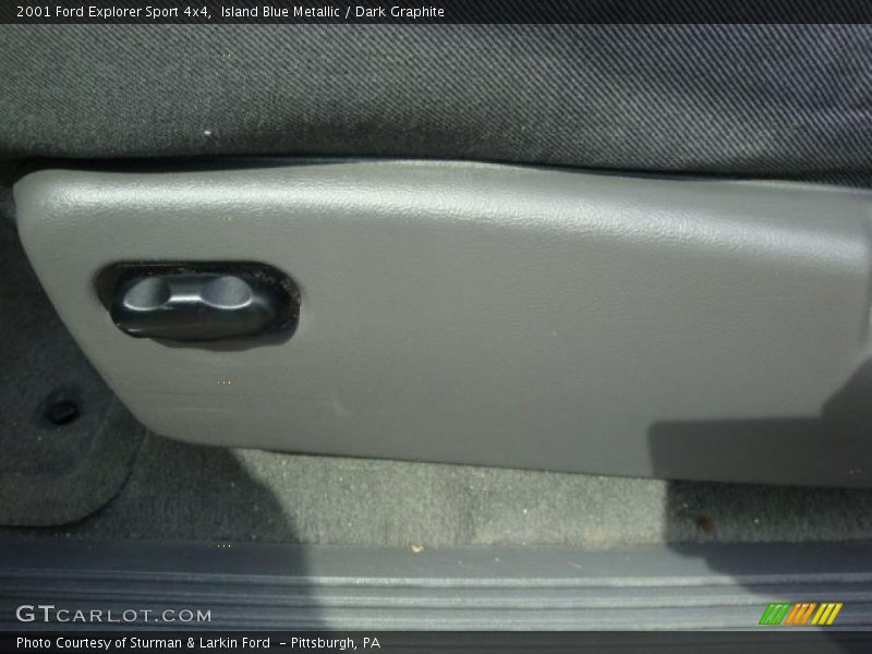 Island Blue Metallic / Dark Graphite 2001 Ford Explorer Sport 4x4