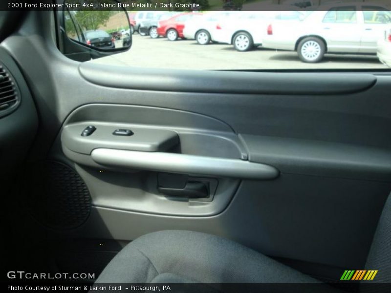 Island Blue Metallic / Dark Graphite 2001 Ford Explorer Sport 4x4