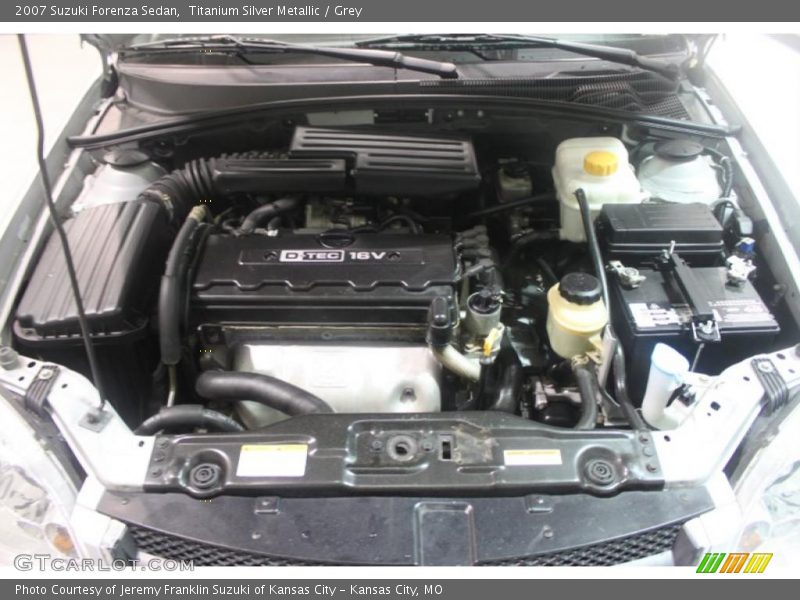 Titanium Silver Metallic / Grey 2007 Suzuki Forenza Sedan