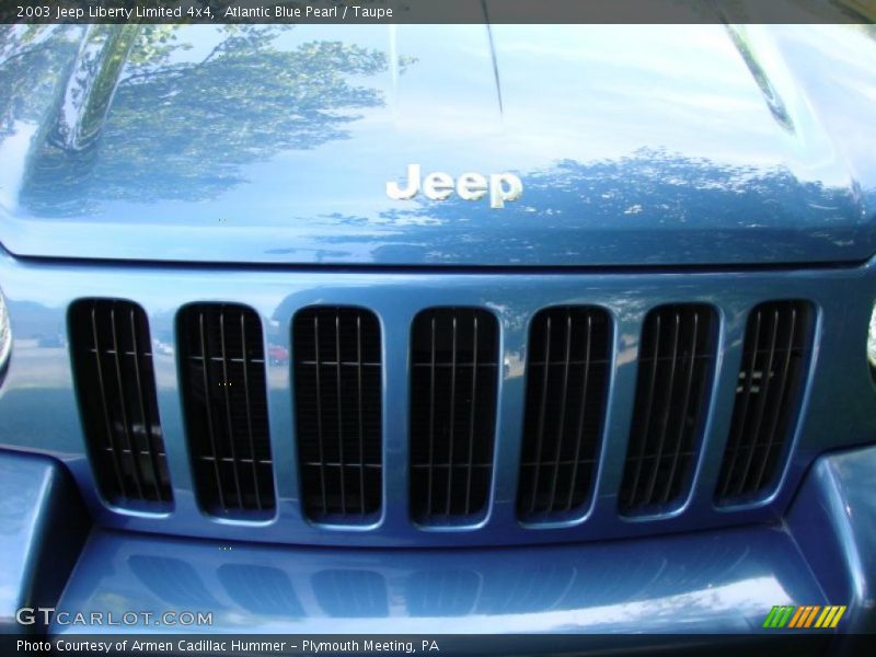 Atlantic Blue Pearl / Taupe 2003 Jeep Liberty Limited 4x4