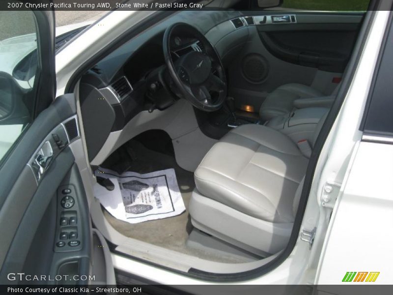 Stone White / Pastel Slate Gray 2007 Chrysler Pacifica Touring AWD